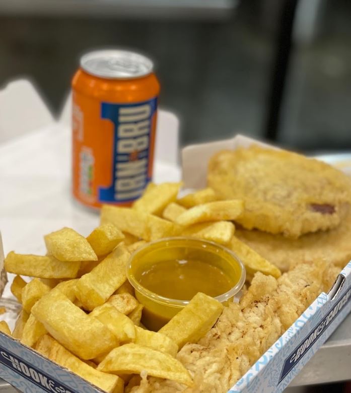 Hook and Catch X Tuck Shakk Livingston Glasgow Fish and Chips