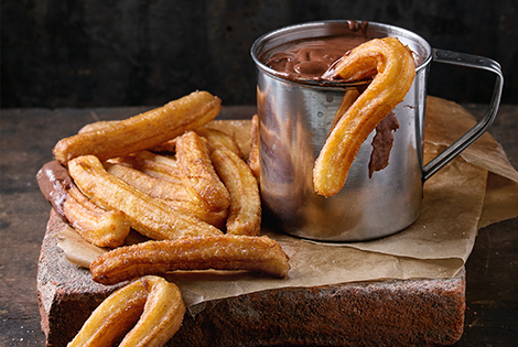 Hook and Catch X Tuck Shakk Chocolate Filled Churros